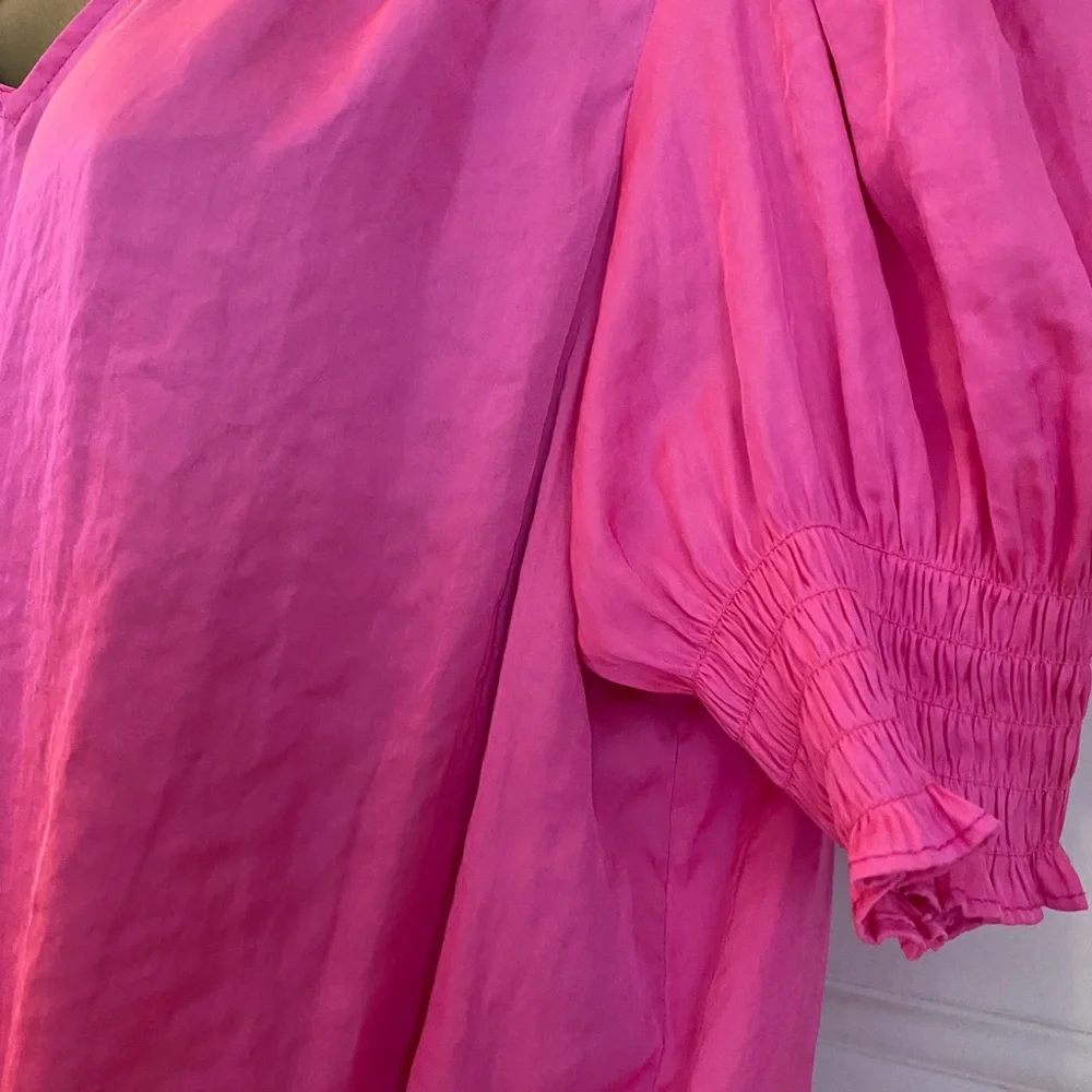 Philosophy Pink V-Neck Blouse - Picture 7 of 9